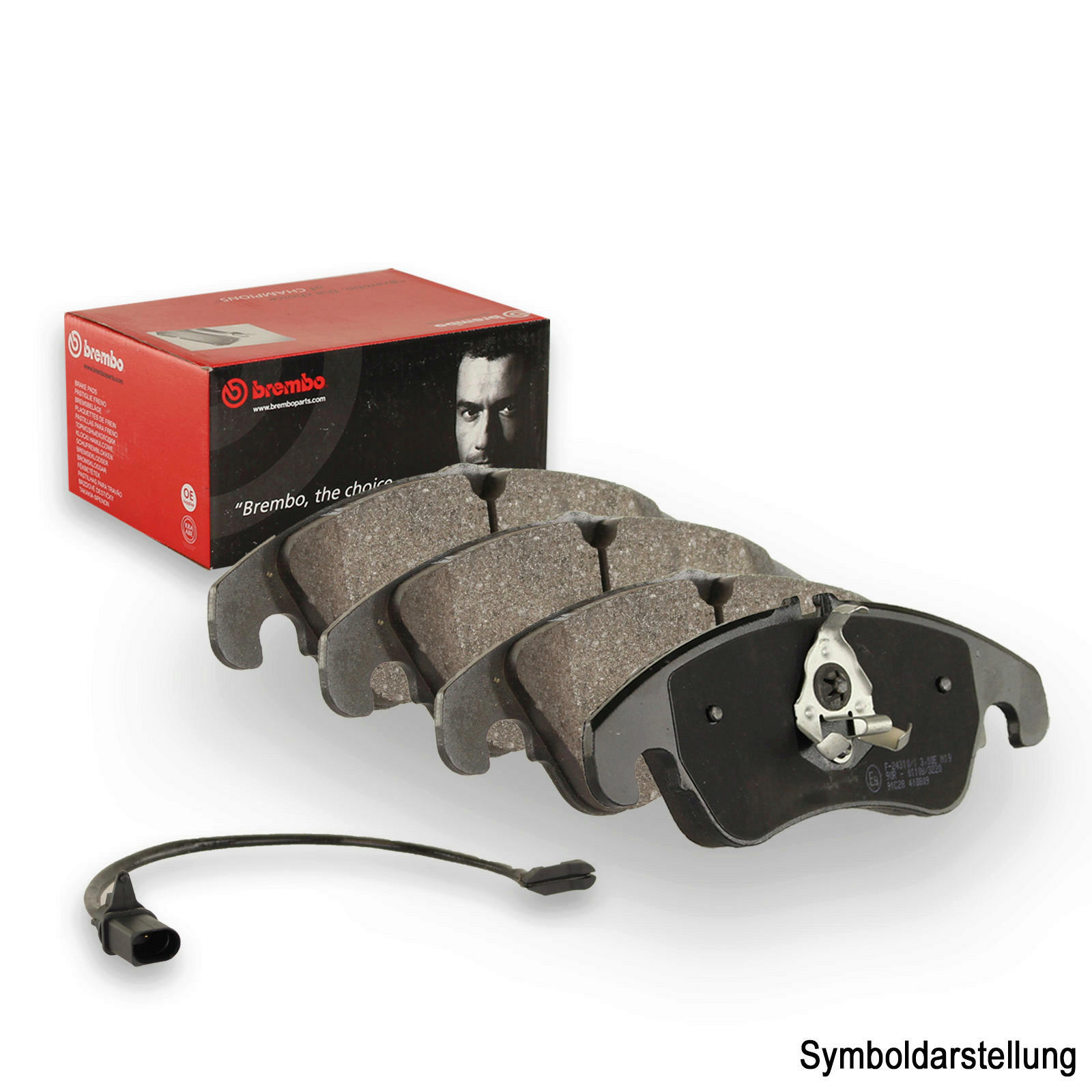 BREMBO Brake Pad Set, disc brake BREMBO XTRA LINE