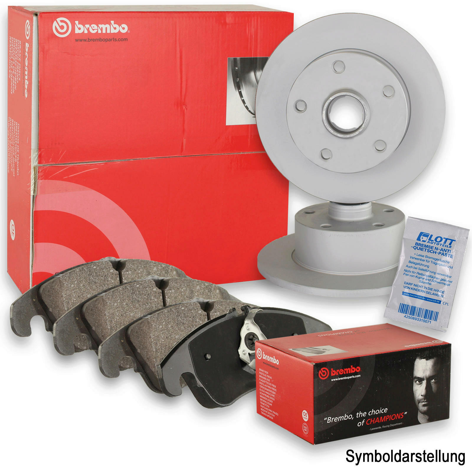 BREMBO BREMSSCHEIBEN + BREMBO BREMSBELÄGE