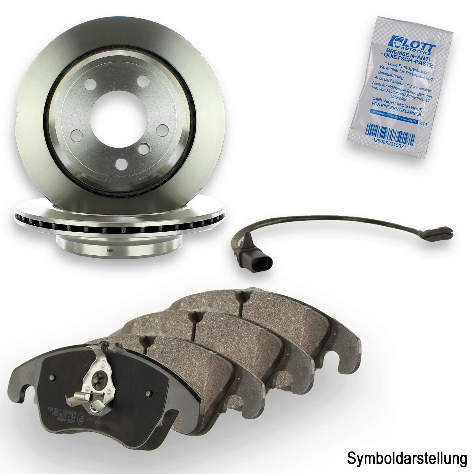 BREMSBELÄGE VORNE OPEL ASTRA G CC CARAVAN CABRIO ATE BREMSSCHEIBEN 256mm
