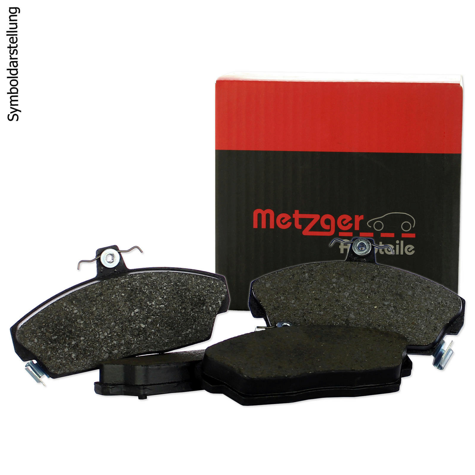 METZGER Zubehörsatz Scheibenbremsbelag 109-1166 hinten für MAZDA Sport GH GG GY