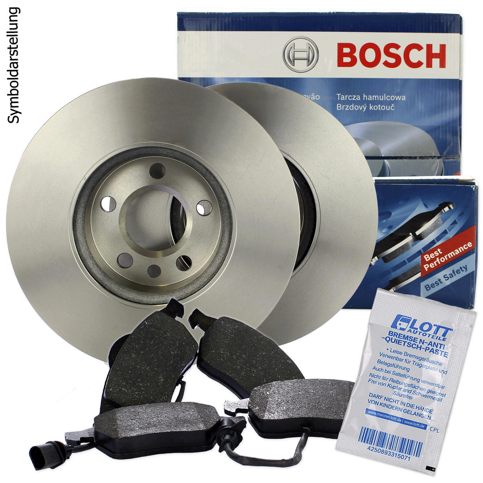 BOSCH Bremsscheiben + Bosch Bremsbeläge