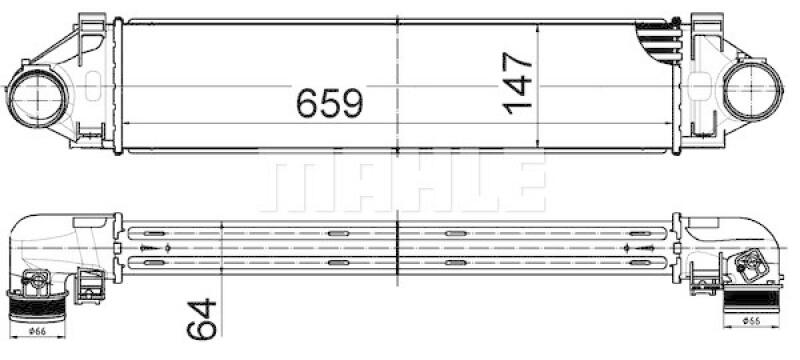 MAHLE Ladeluftk&uuml;hler CI 521 000S