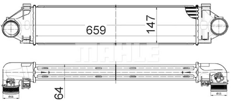 MAHLE Intercooler, charger