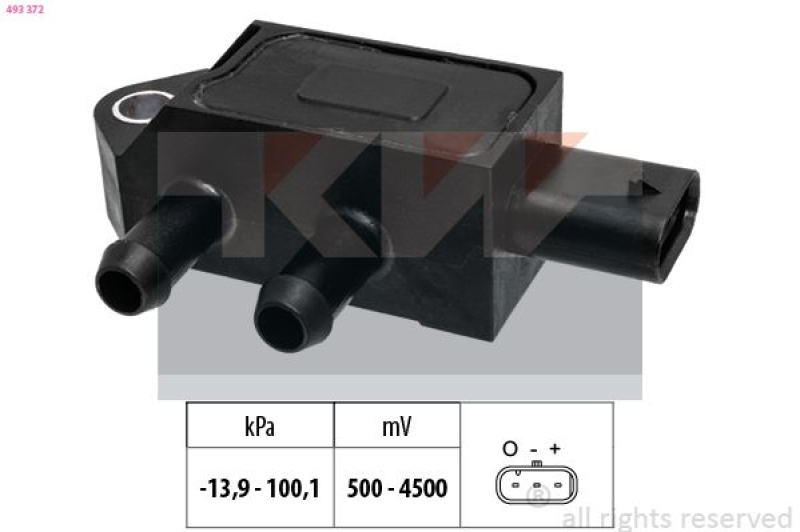 KW Luftdrucksensor, Höhenanpassung Made in Italy - OE Equivalent