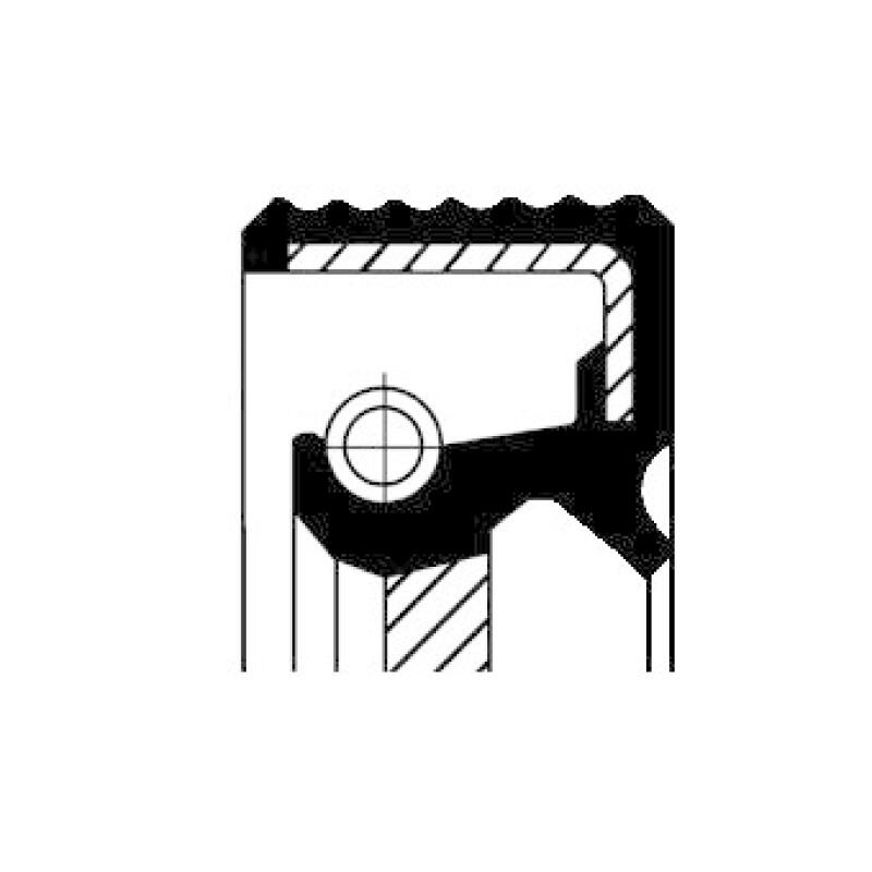 CORTECO Shaft Seal, manual transmission