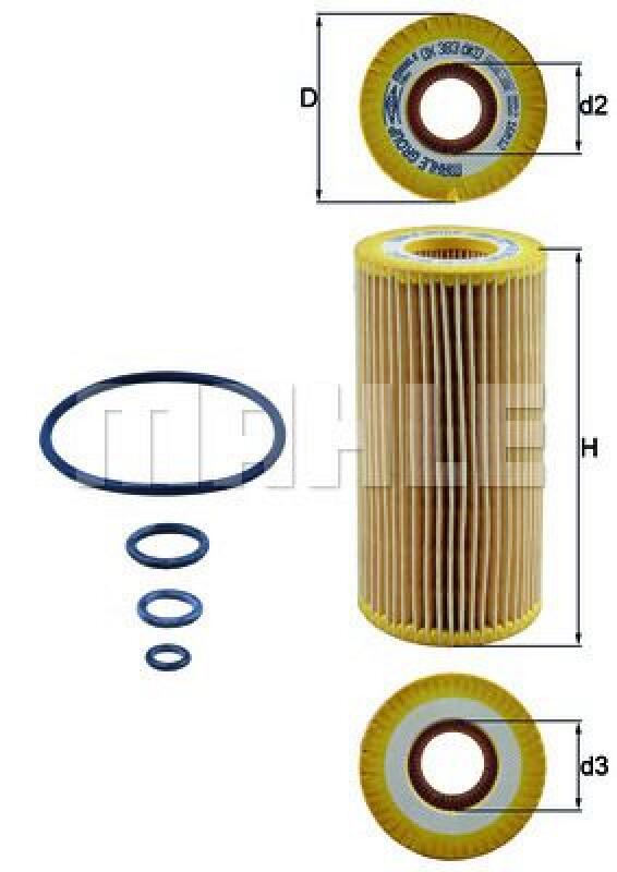 MAHLE Ölfilter