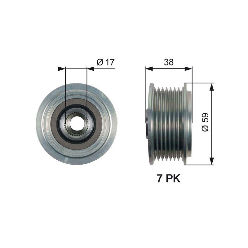 GATES Generatorfreilauf DriveAlign®