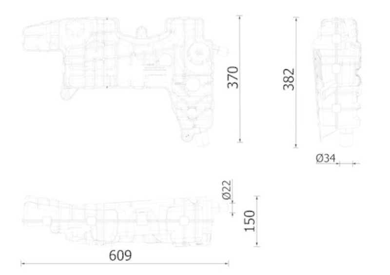 MAHLE Ausgleichsbeh&auml;lter, K&uuml;hlmittel BEHR