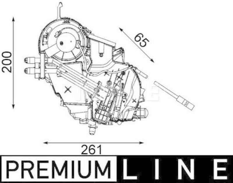 MAHLE Evaporator, air conditioning PREMIUM LINE