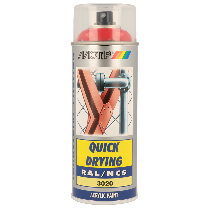 MOTIP RAL-Lack RAL 3020 verkehrsrot hochglanz 400ml 7088