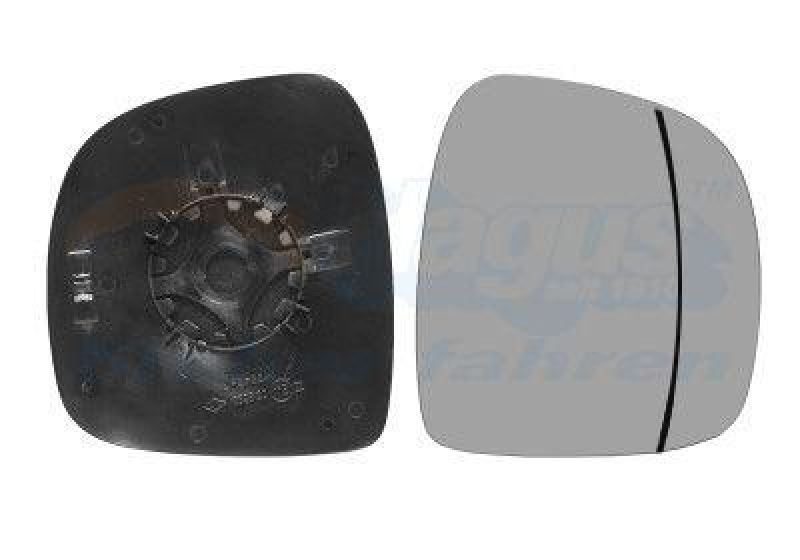 VAN WEZEL Spiegelglas, Außenspiegel * HAGUS * 3080838