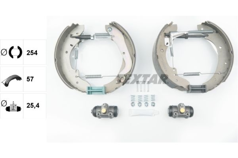 TEXTAR Brake Shoe Set Shoe Kit Pro