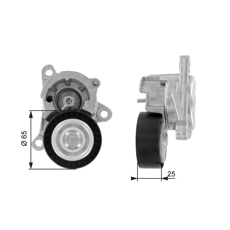 GATES Spannrolle, Keilrippenriemen DriveAlign®