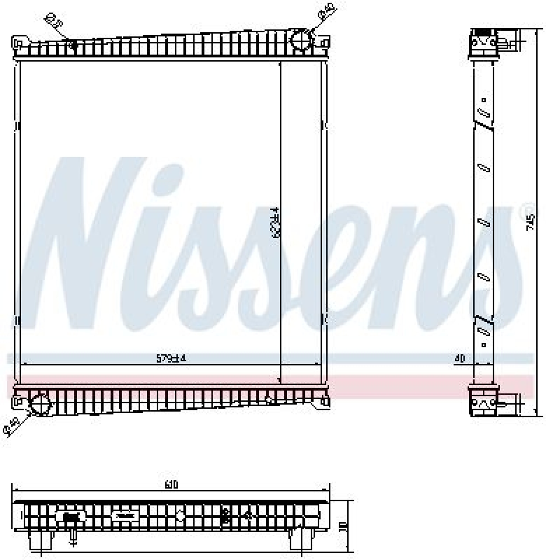 NISSENS Kühler, Motorkühlung