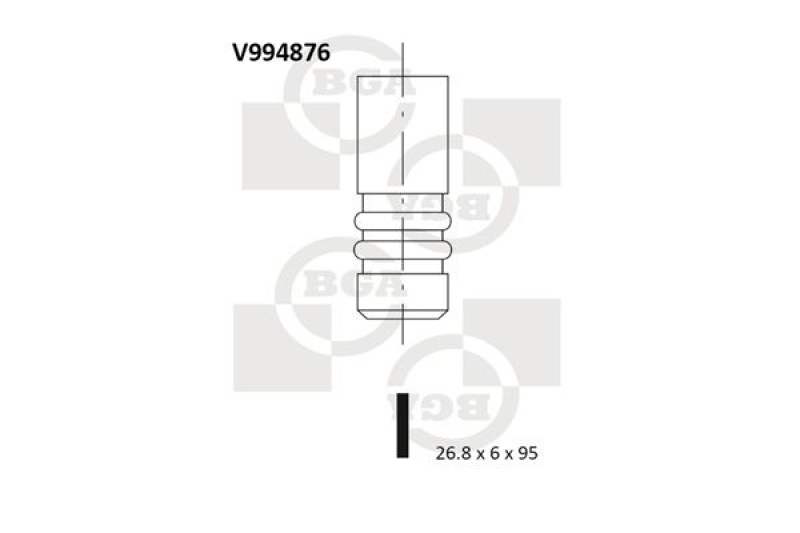 BGA Einlassventil V994876