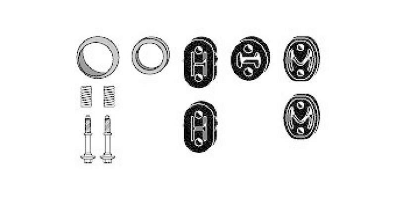 HJS Mounting Kit, exhaust system