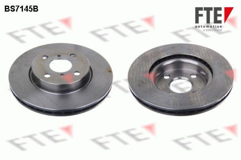 2x FTE Bremsscheibe COATED RANGE