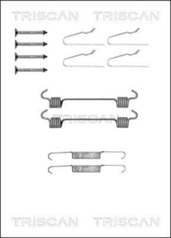 TRISCAN Accessory Kit, parking brake shoes