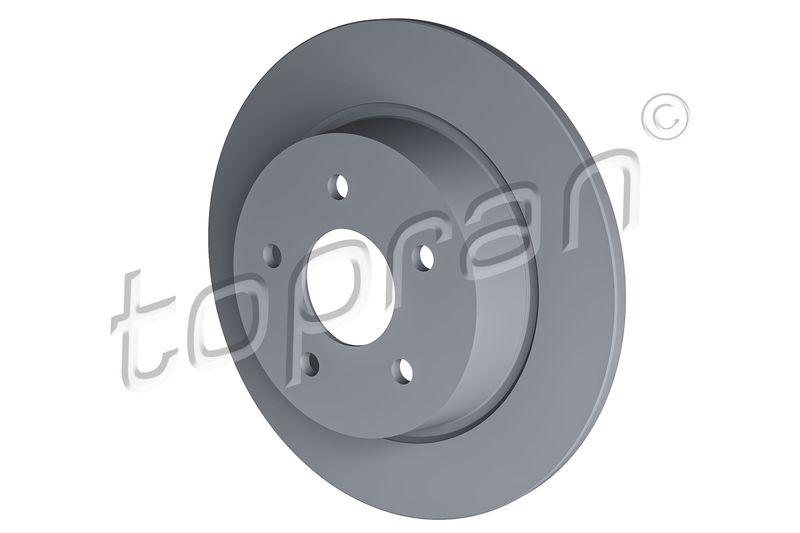 2x TOPRAN Bremsscheibe COATED 304249