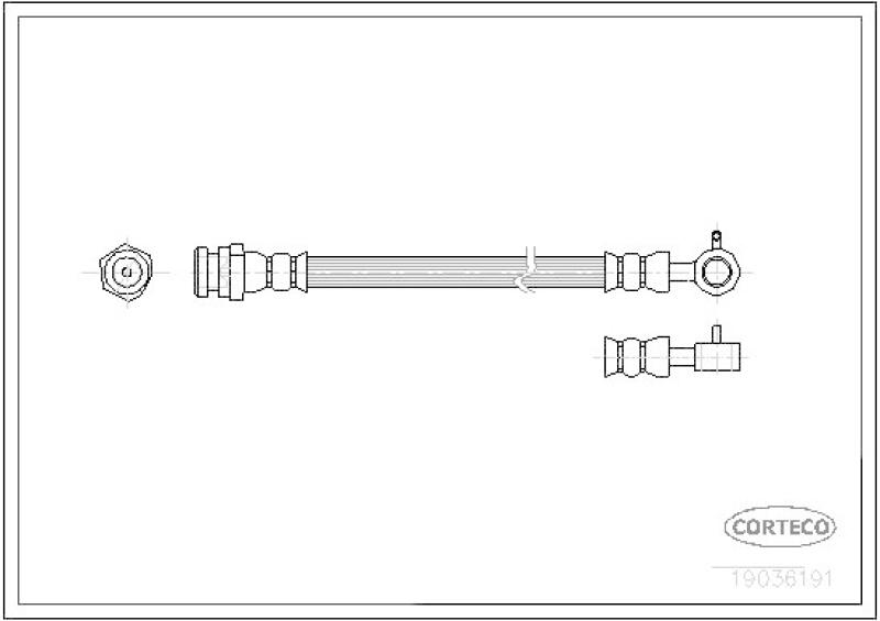 CORTECO Brake Hose