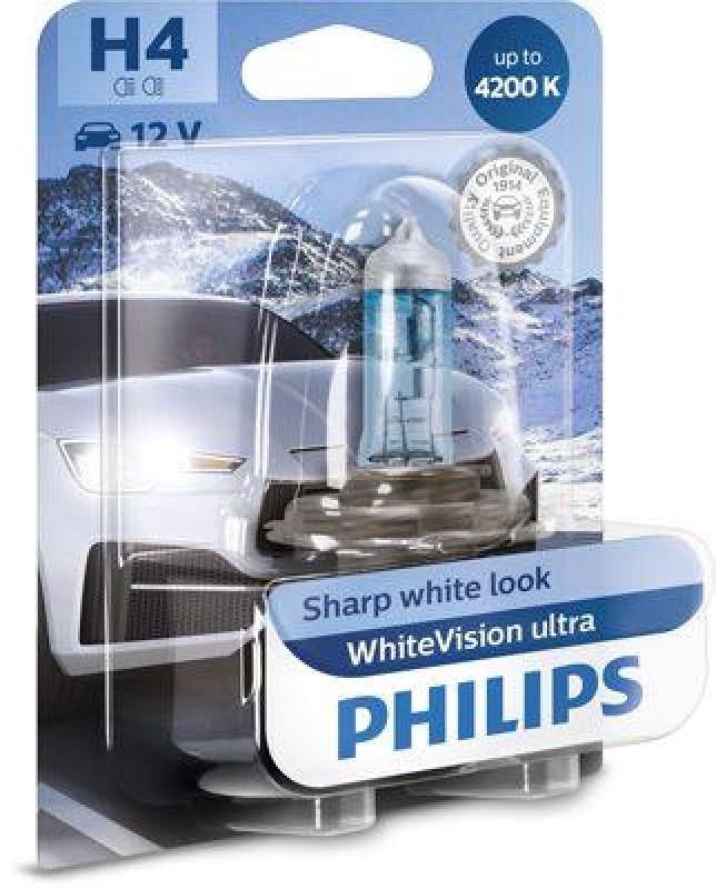 PHILIPS Glühlampe WhiteVision ultra