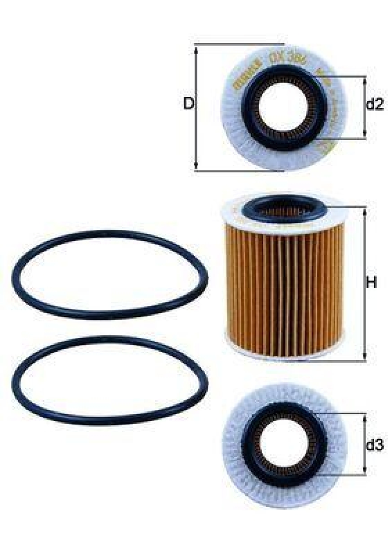 MAHLE Oil Filter