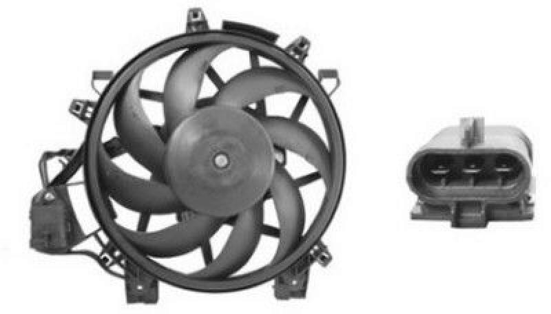 VAN WEZEL Fan, A/C condenser