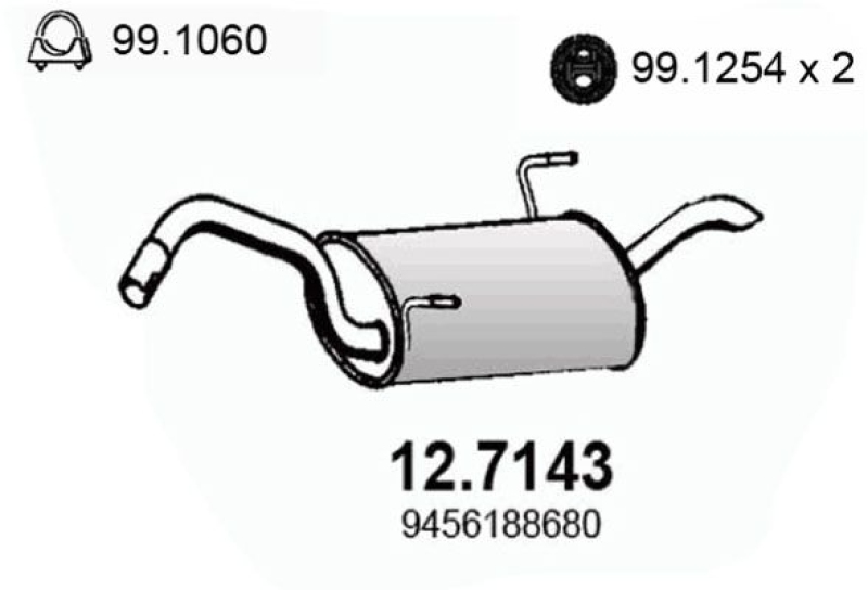 ASSO Rear Muffler