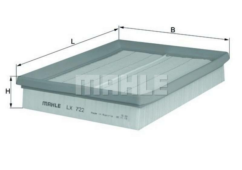 MAHLE ORIGINAL Luftfilter