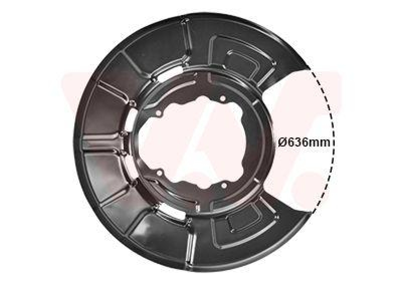 VAN WEZEL Splash Panel, brake disc