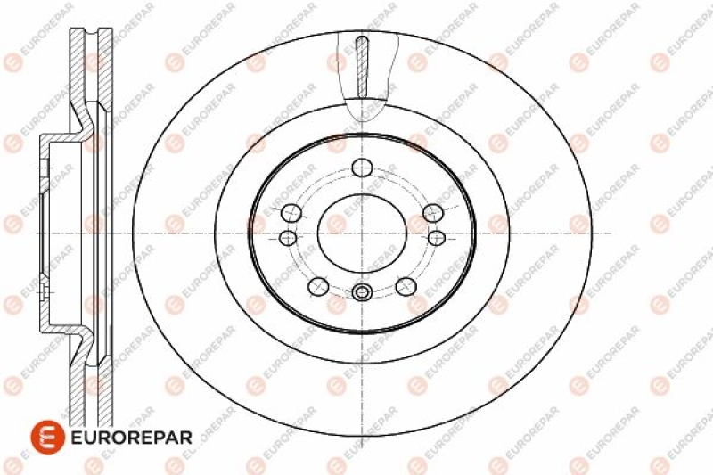 2x EUROREPAR Bremsscheibe