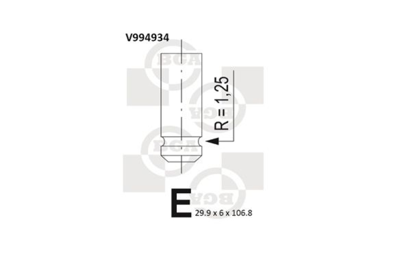 BGA Auslassventil V994934