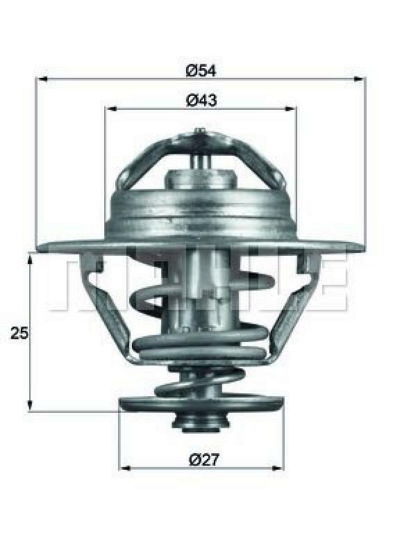 BEHR Thermostat für Kühlmittel / Kühlerthermostat