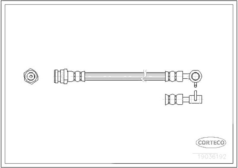 CORTECO Bremsschlauch