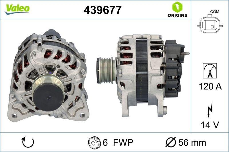 VALEO Generator VALEO ORIGINS NEW OE TECHNOLOGIE