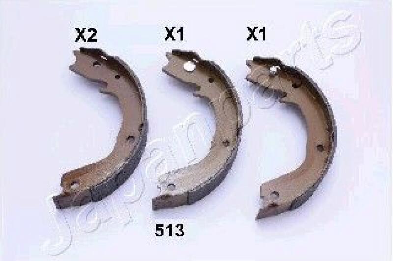 JAPANPARTS Brake Shoe Set, parking brake