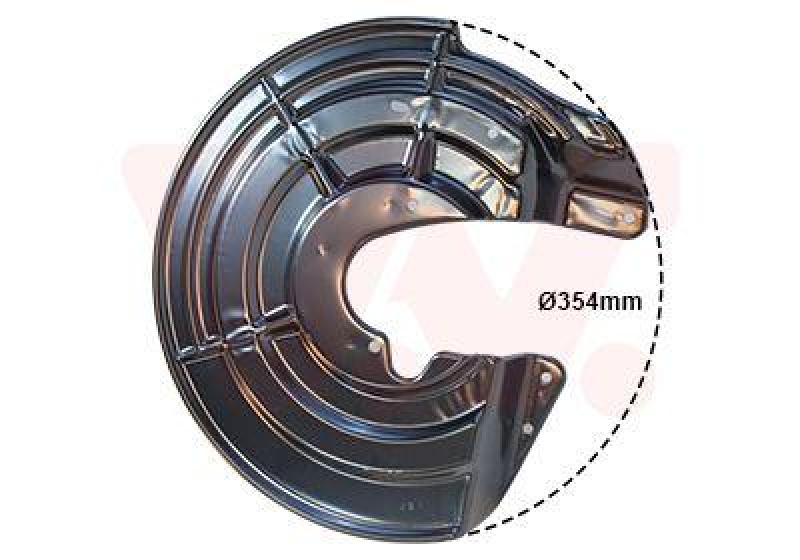 VAN WEZEL Spritzblech, Bremsscheibe