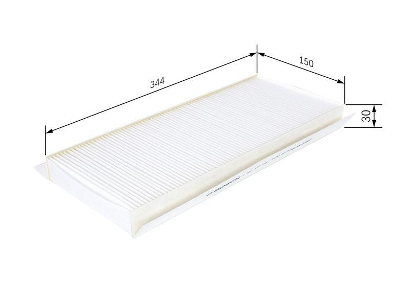 BOSCH Filter, Innenraumluft 1 987 432 006