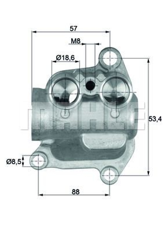 MAHLE Thermostat, Ölkühlung BEHR