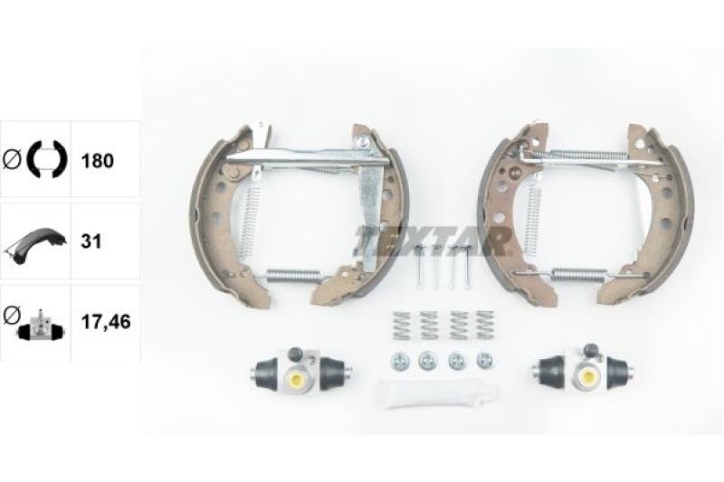 TEXTAR Bremsbackensatz Shoe Kit Pro 84018205