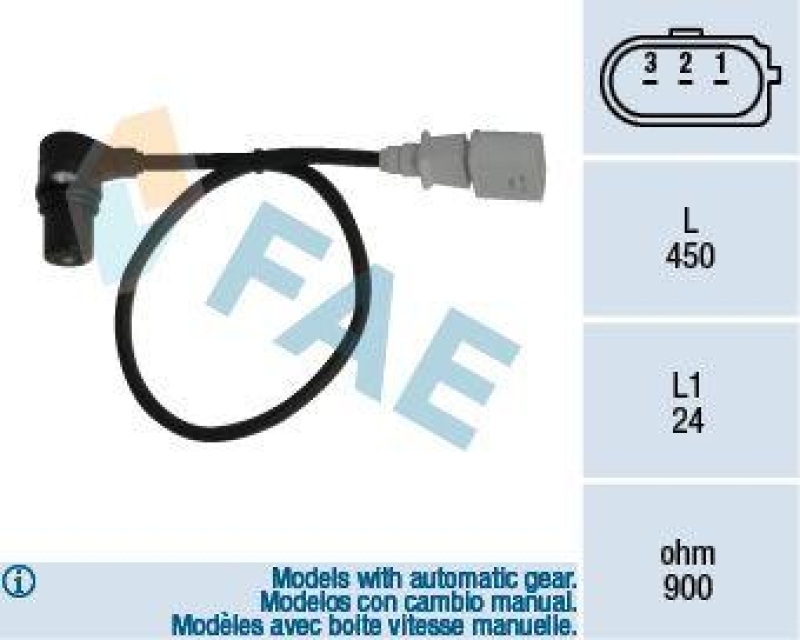 FAE Sensor, crankshaft pulse