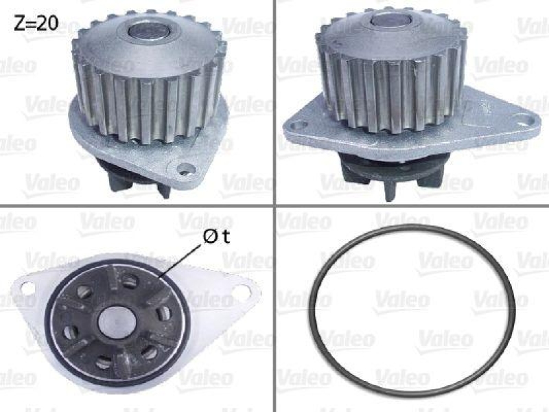 VALEO Wasserpumpe, Motorkühlung 506035
