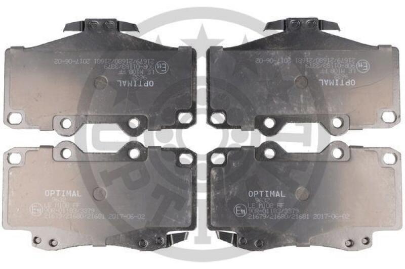 OPTIMAL Brake Pad Set, disc brake