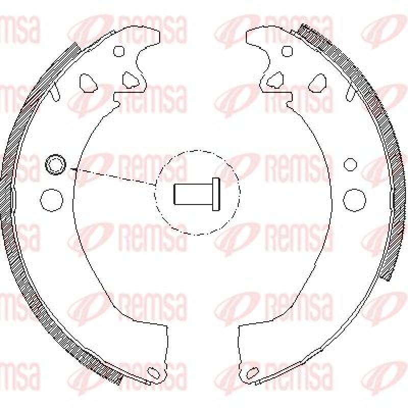 REMSA Brake Shoe Set