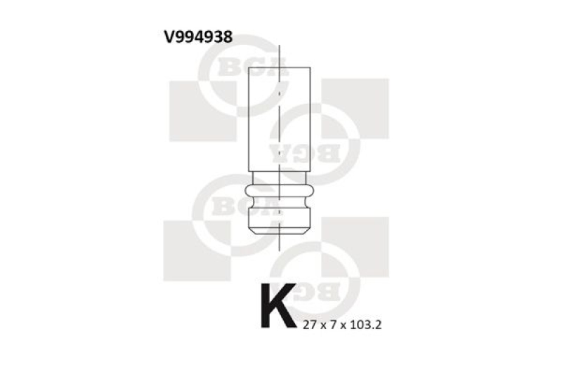 BGA Auslassventil V994938