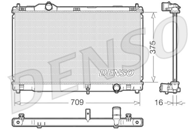 DENSO Radiator, engine cooling