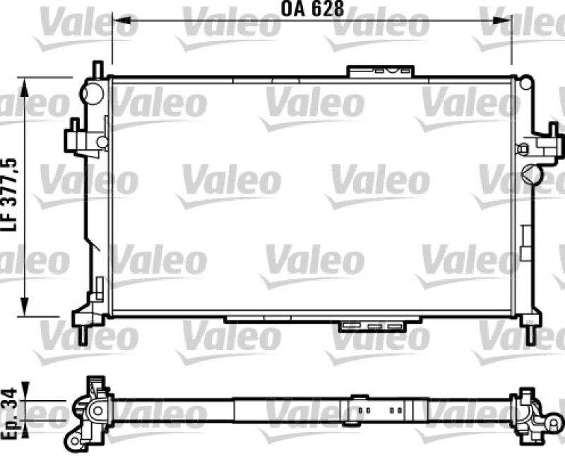 VALEO Radiator, engine cooling