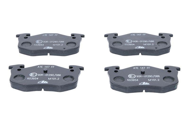 ATE Bremsscheiben 238mm + Bremsbel&auml;ge Hinten passend f&uuml;r Renault Me...