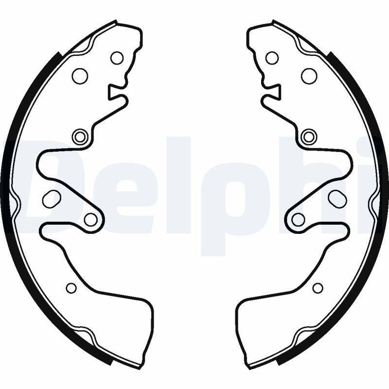 DELPHI Bremsbackensatz LS2024