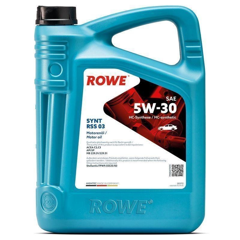 5L ROWE Motoröl HIGHTEC SYNT RSS 03 SAE 5W-30 (20372)